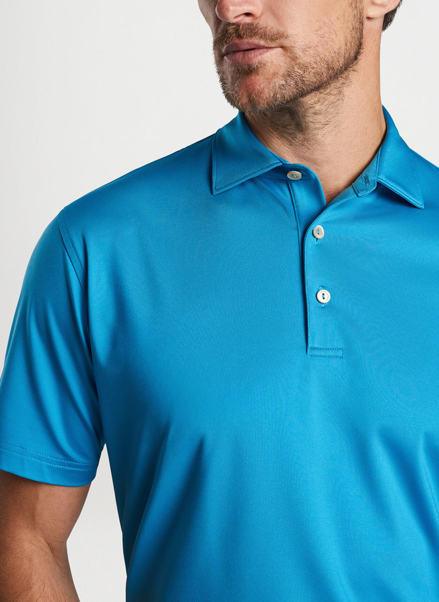 slub mesh jersey polo shirt 【STUDIOUS購入】 slub mesh jersey polo shirt(36 BLACK): beautiful people