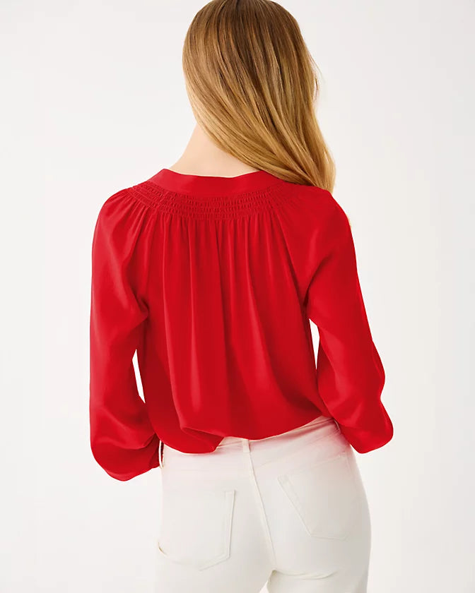 Elsa Top (Cranberry Red)