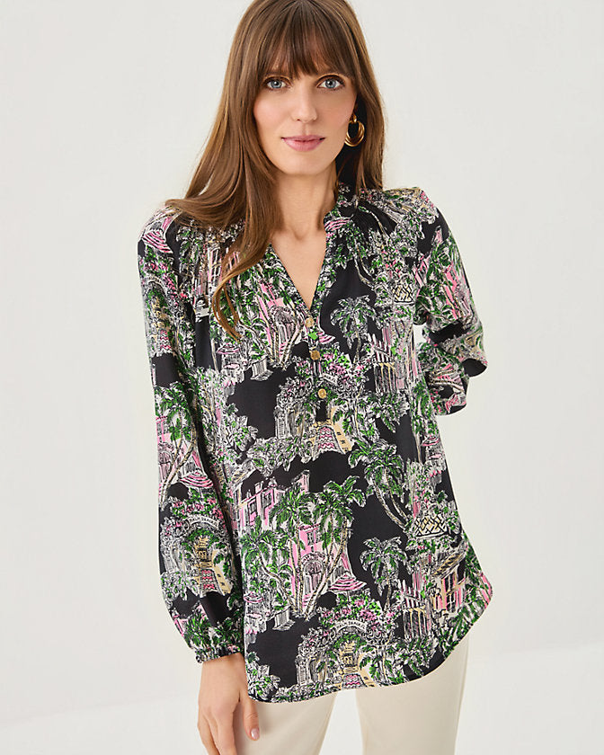 Elsa Top (Onyx Pb Anniversary Toile)