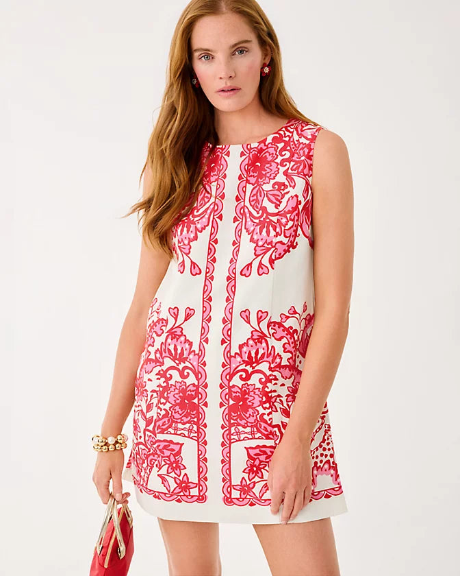 Sadie Shift Romper (Coconut Spicy Socialite)