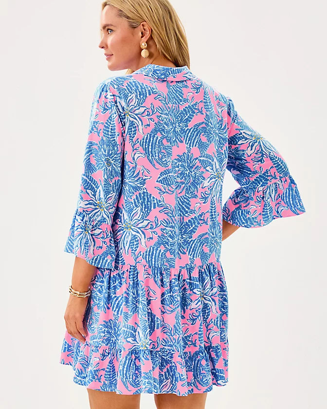 Diantha Tunic Dress (Conch Shell Pink Up Scale)