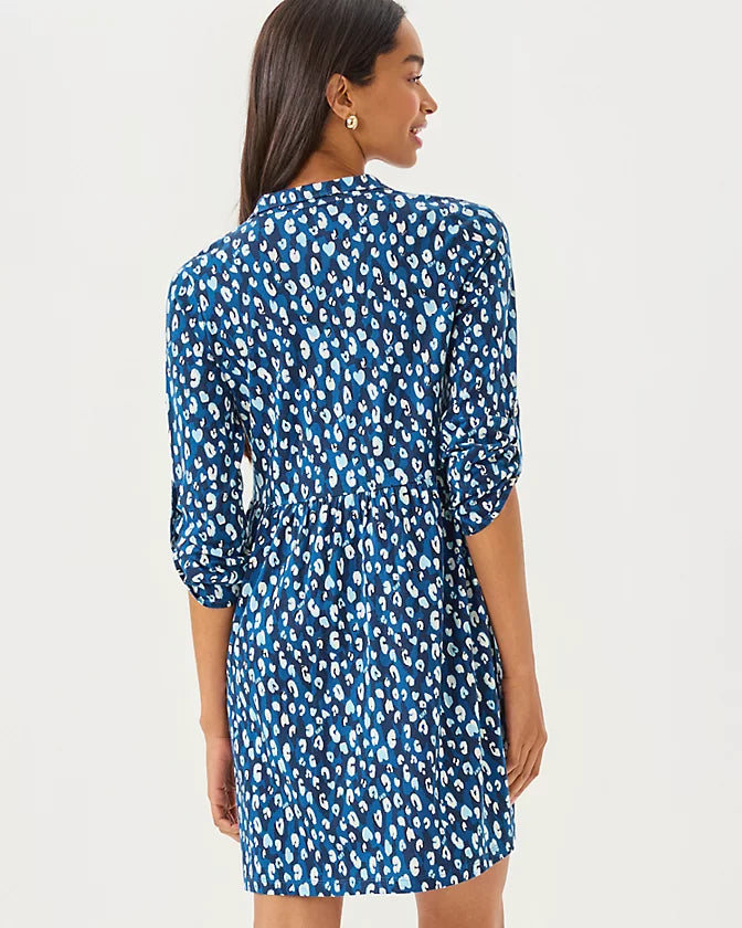 Saralyn Dress (Starlight Navy Once and Floral)