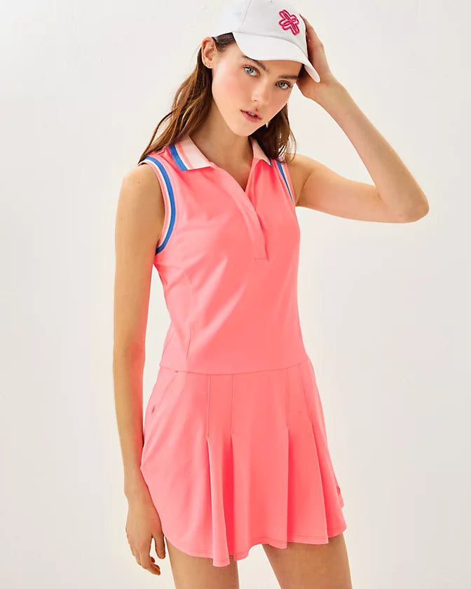 Jessamy Sleeveless Dress (Sorbet Pink)