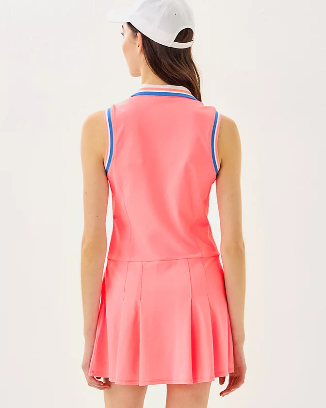 Jessamy Sleeveless Dress (Sorbet Pink)