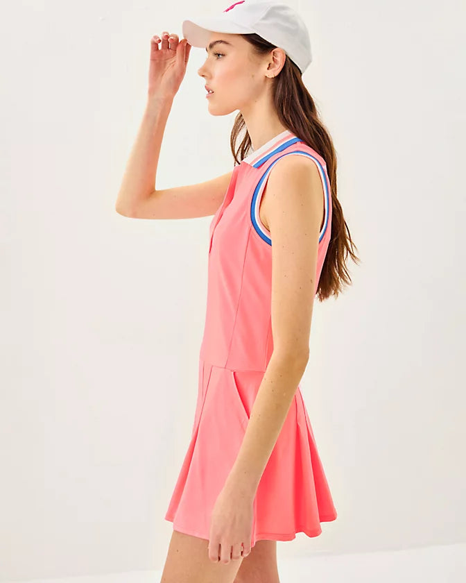 Jessamy Sleeveless Dress (Sorbet Pink)