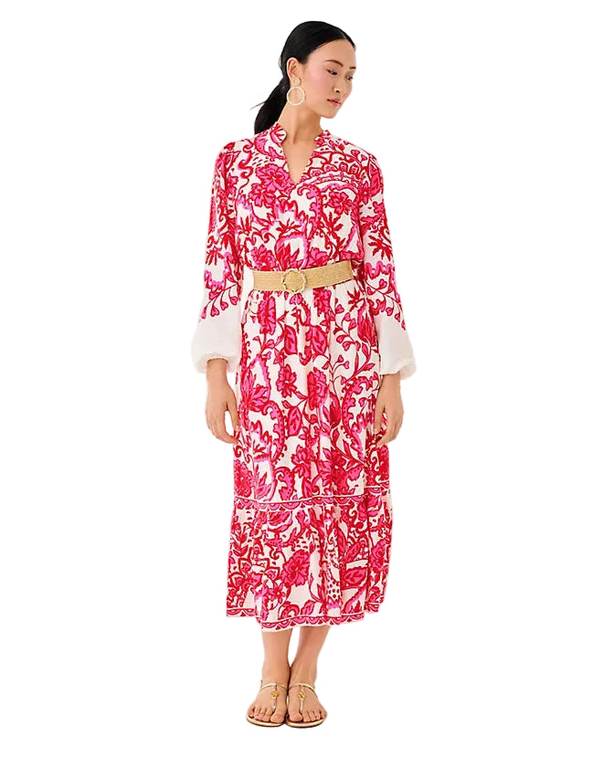 Axton Midi Dress (Coconut Spicy Socialite)