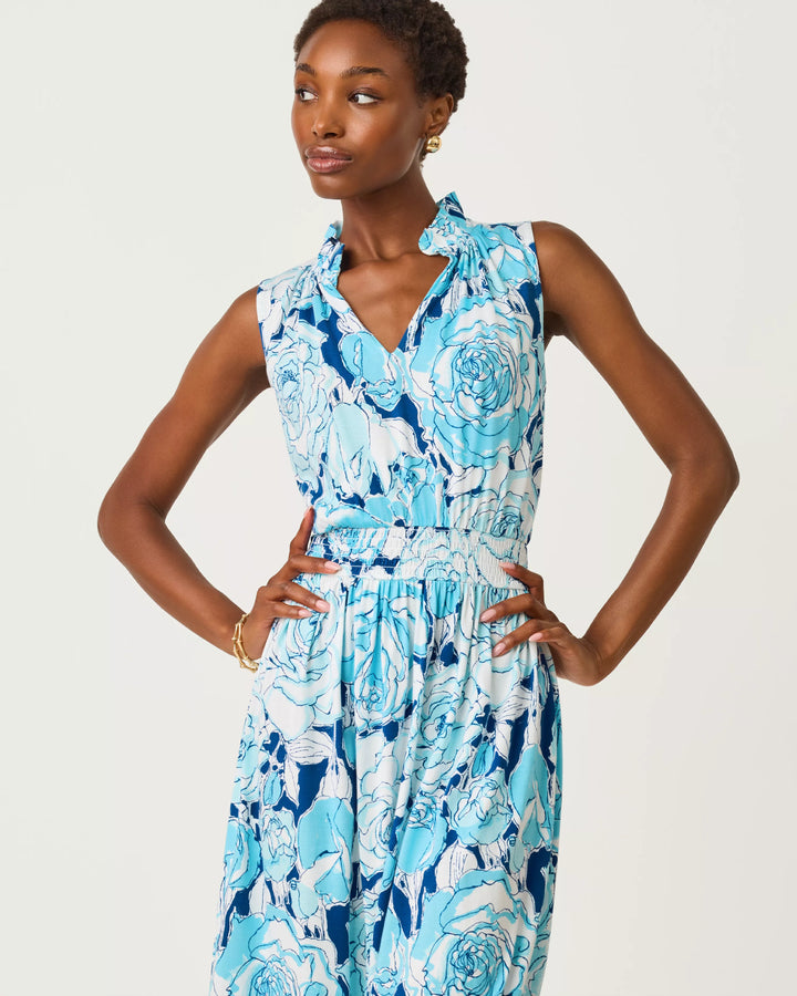 Amiria Maxi Dress (Capri Blue Rosanna)