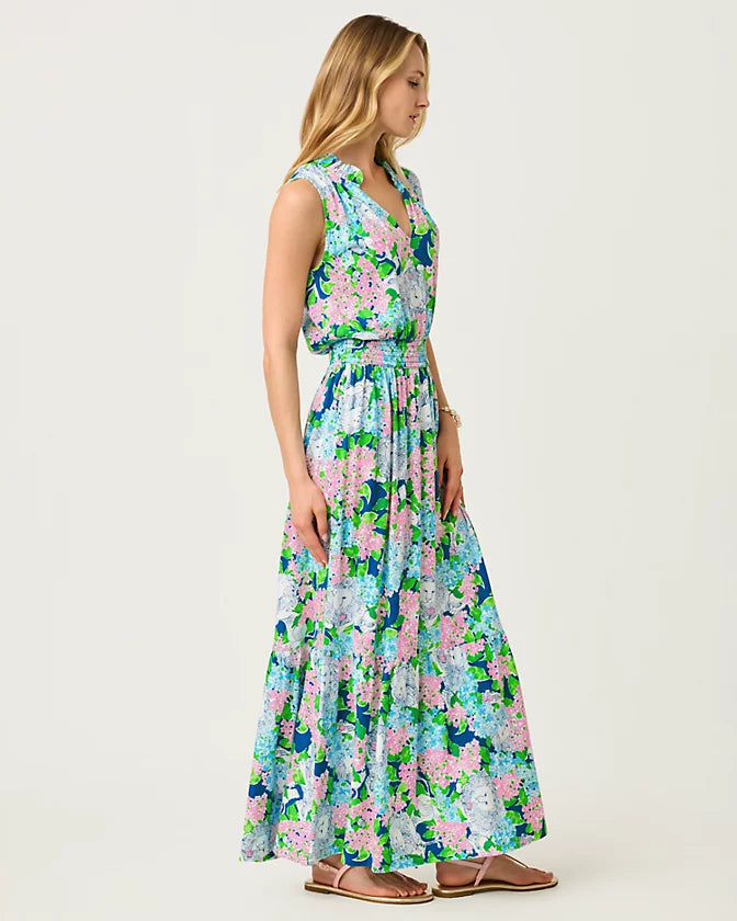 Amiria Maxi Dress (Starlight Navy Lydia The Lion)