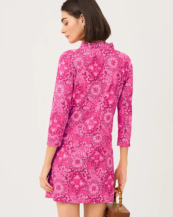 Annelie Dress (Pink Aster The Casbah Allover)