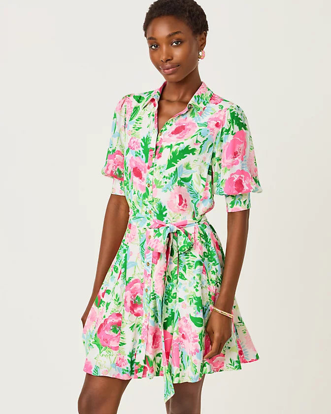 Larkyn Shirtdress (Multi Poppy Party)