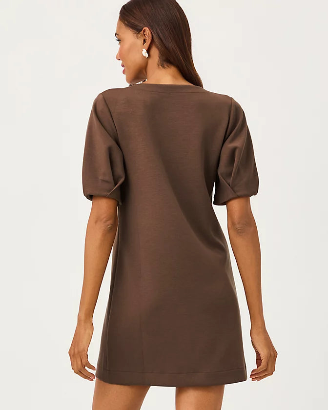 Semana Bubble Sleeve Dress UPF 50 (Coco Beach)