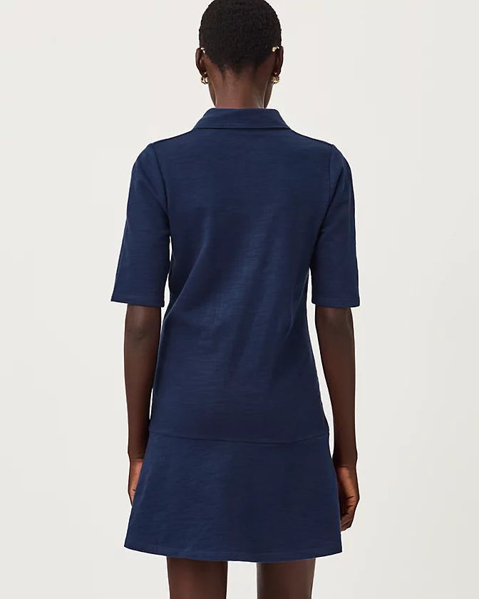 Carmelia Dress (Low Tide Navy)