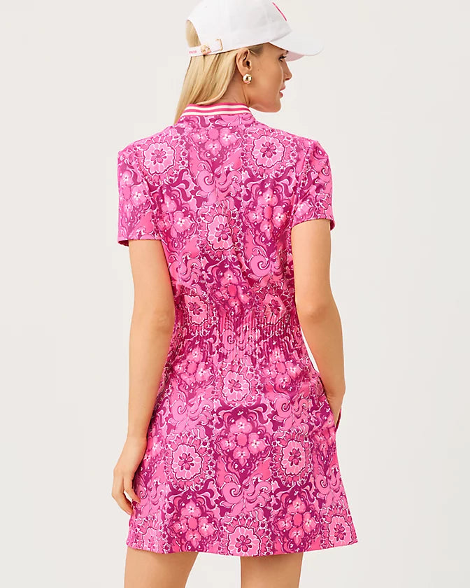 Love Active Dress UPF 50 (Pink Aster The Casbah Allover)