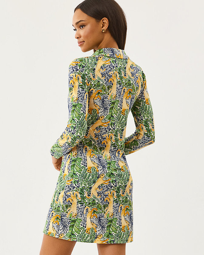 Ollie Dress UPF 50 (Multi Lil Palm Prowl)