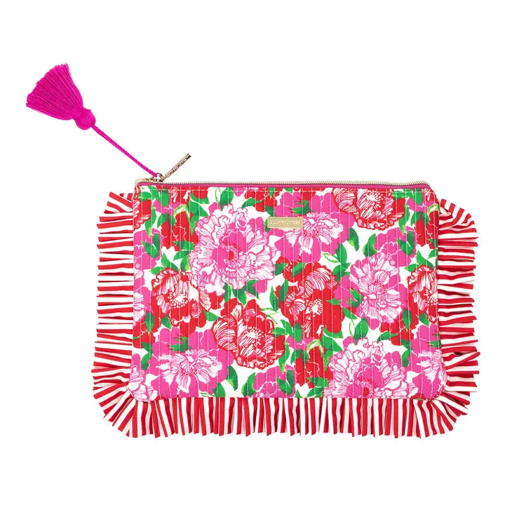 Quilted Ruffle Puch (Maggies Bouquet)