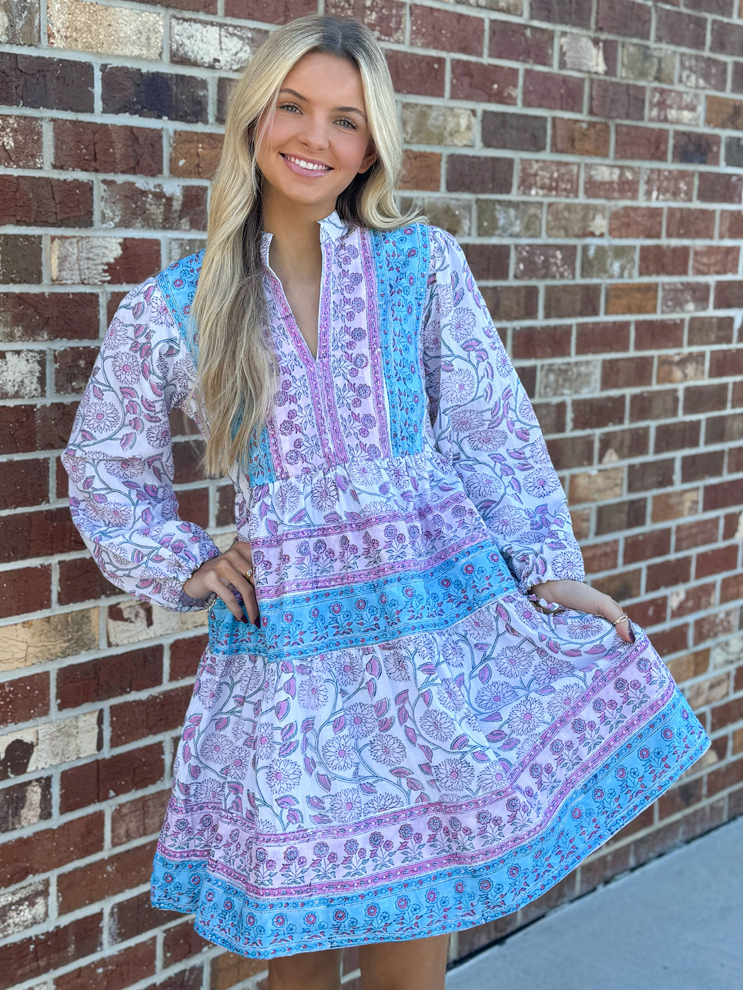 Santorini Dress (Geranium)