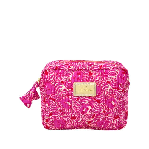 Cosmetic Pouch (Strawberry Red Pride of Lilly)