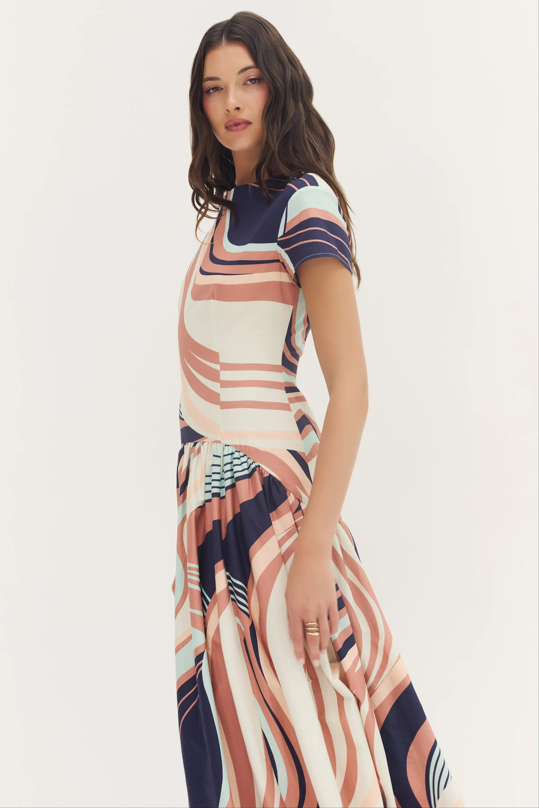 Atley Dress (Multi Organic Wavy)