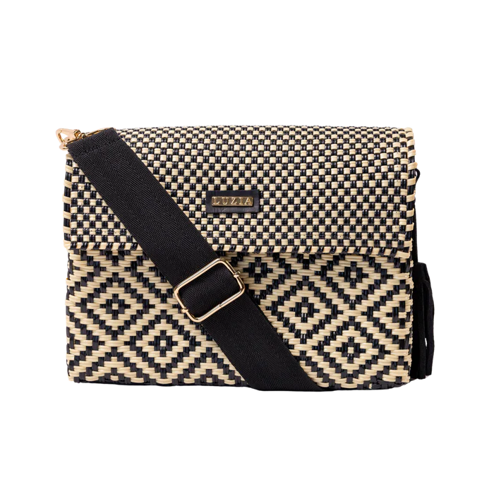 Crossbody Multi Diamond (Black Beige)