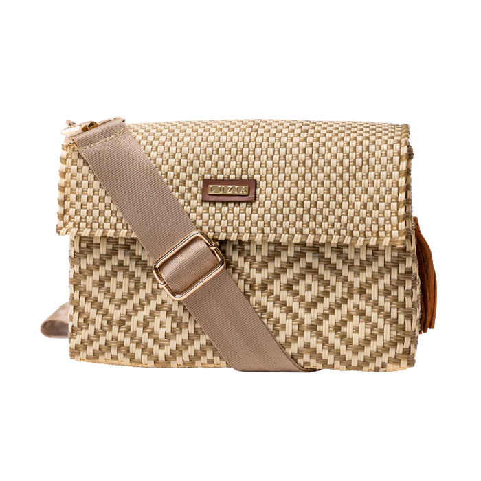 Crossbody Multi Diamond (Brown Beige)