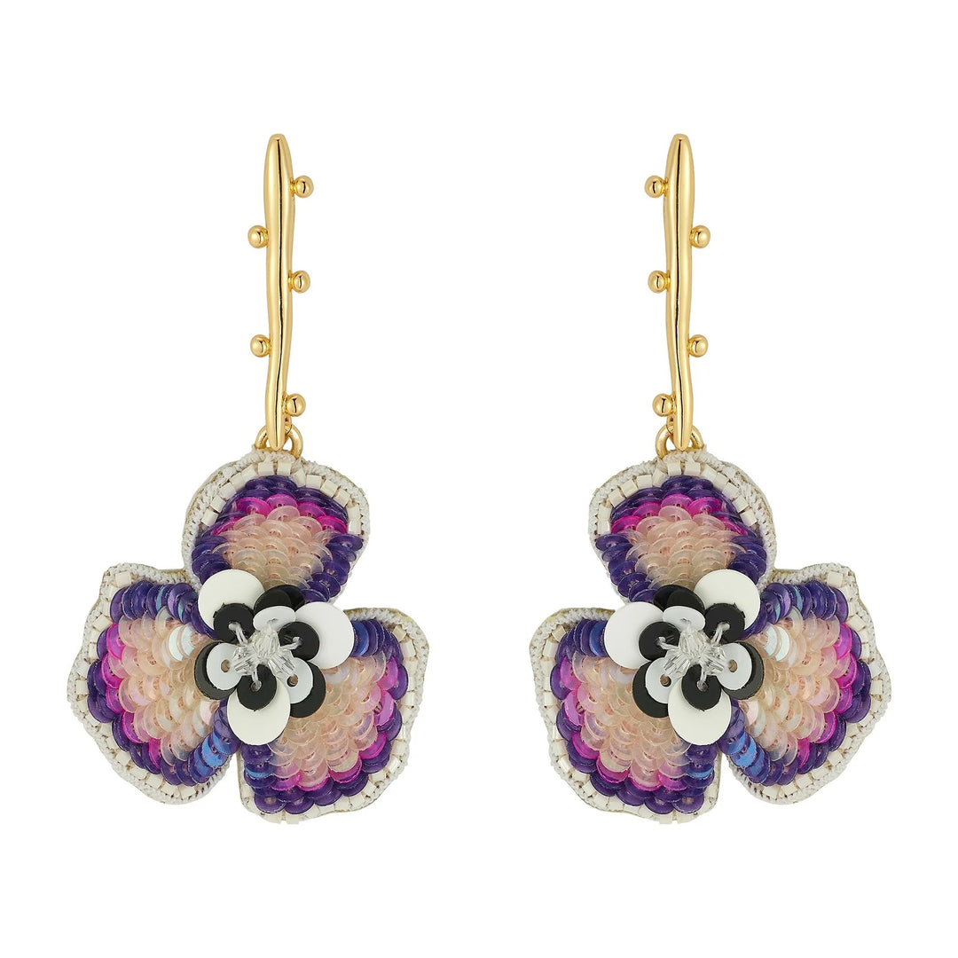 Buenavista Drop Earrings (Purple)