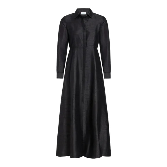 Classic Shirtdress (Black)