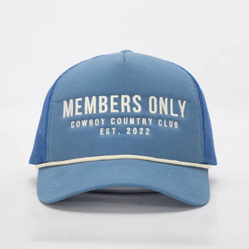 Members Only Trucker Hat (Blue)