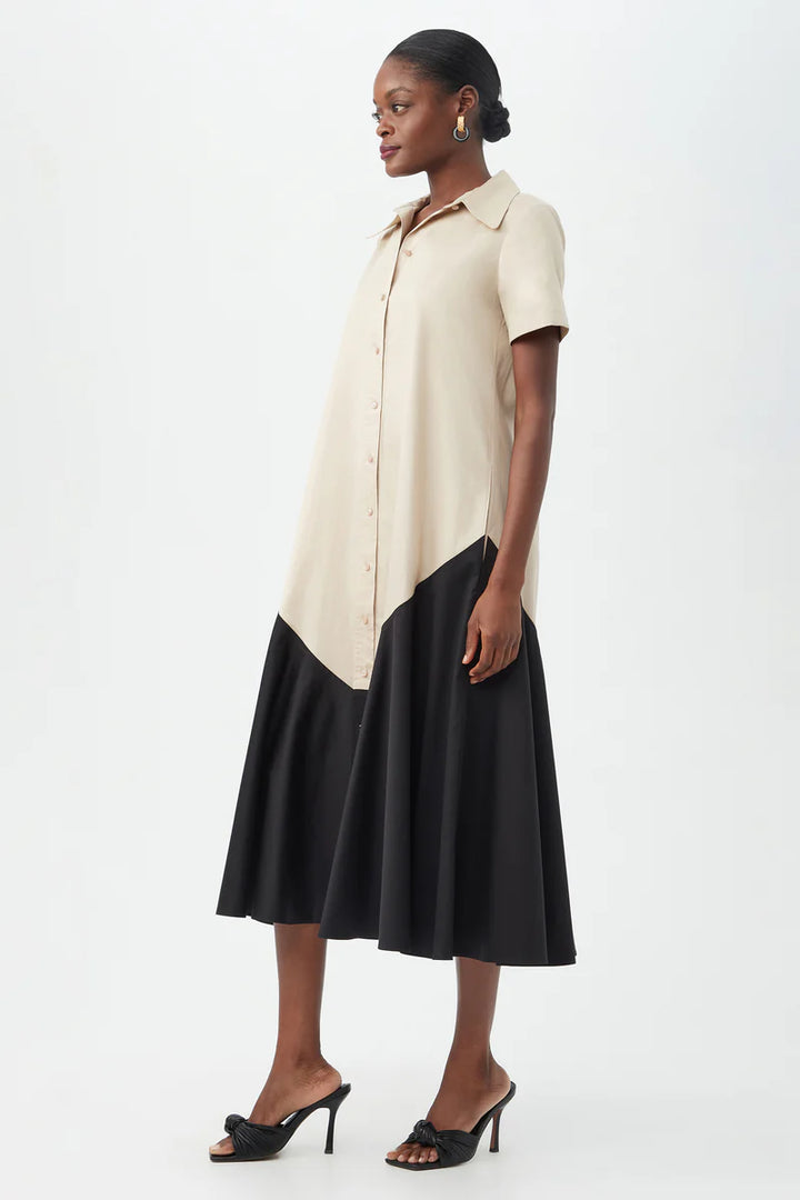 Neola 2 Dress (Sahara Stone/Black)