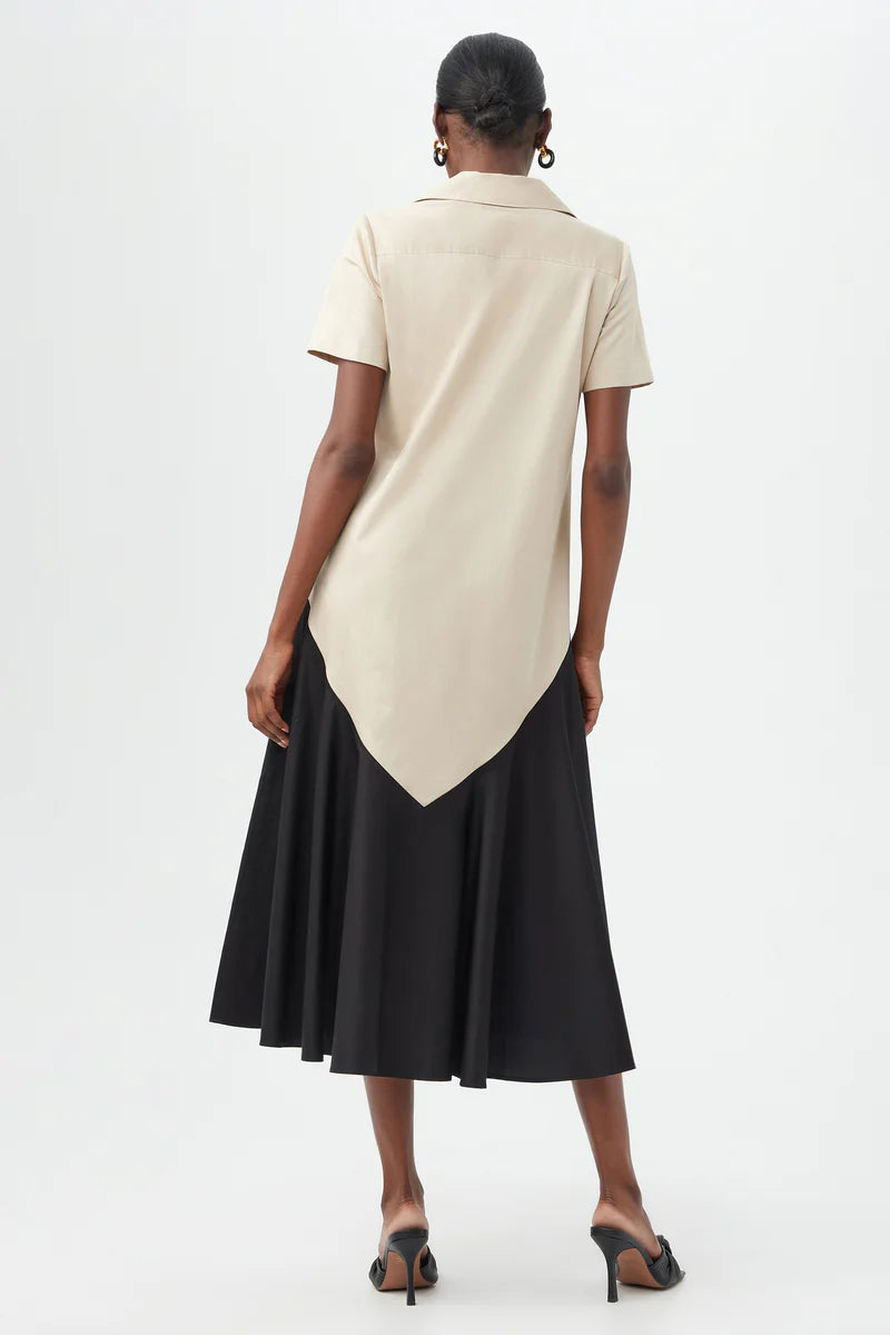 Neola 2 Dress (Sahara Stone/Black)