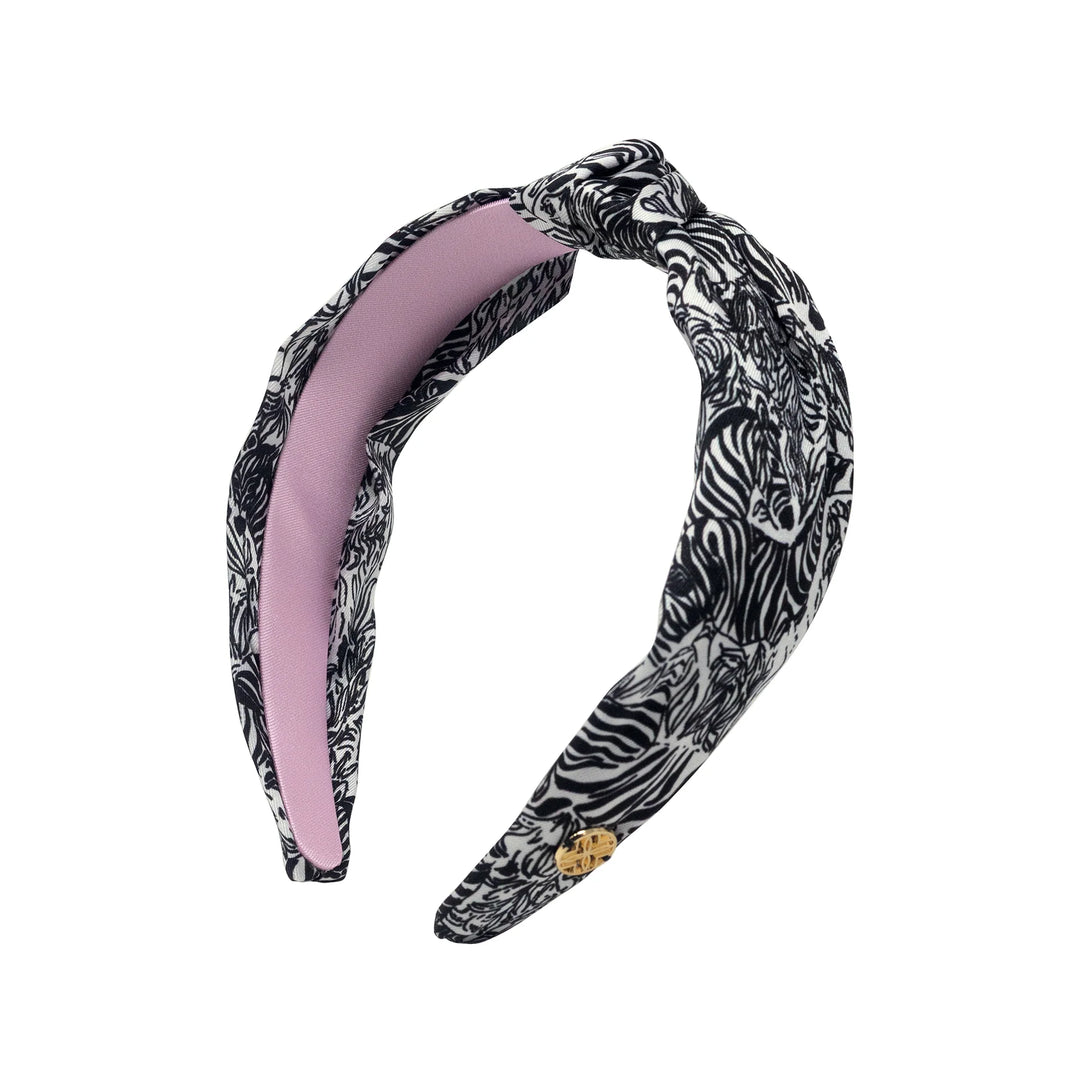 Twist Knot Headband (Zebra)