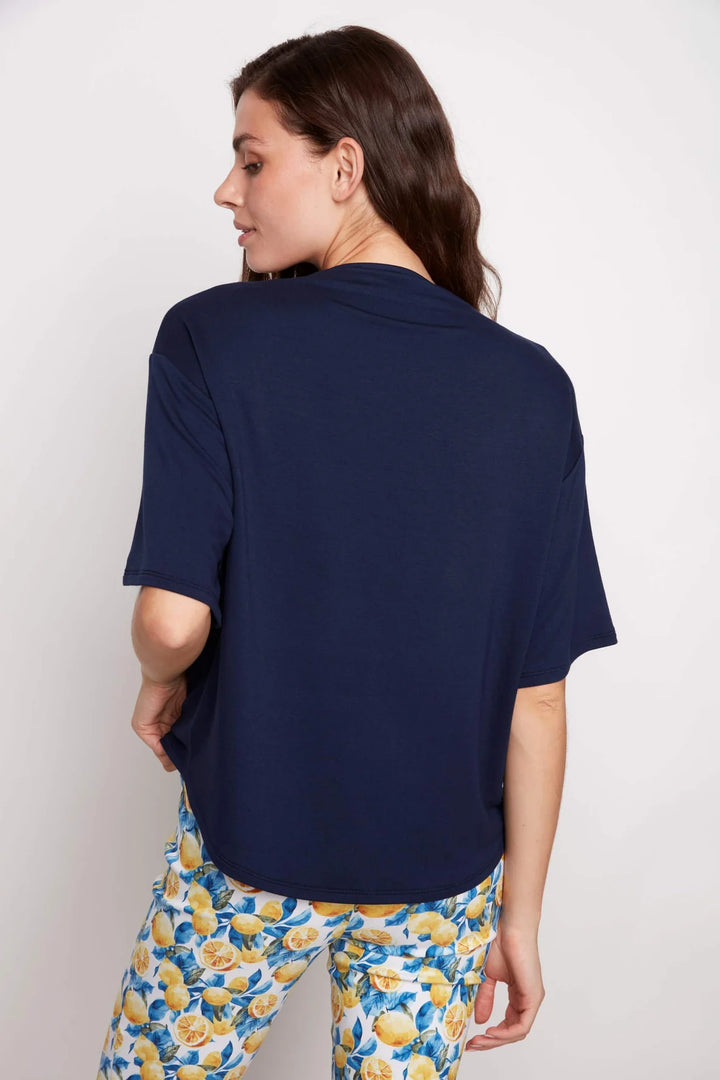 Provence Short Sleeve Top (Harbor)