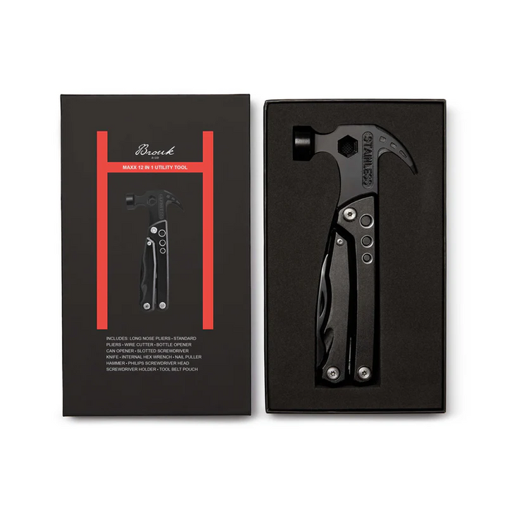 Maxx 12 in 1 Utility Tool (Black)