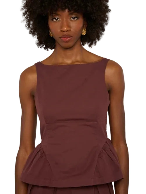 Earnshaw Top /RIdley Skirt (Deep Mahogany)