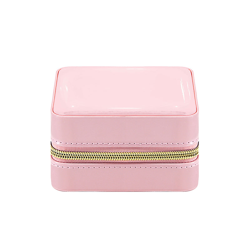 Pearl Travel Jewelry Case (Pink)