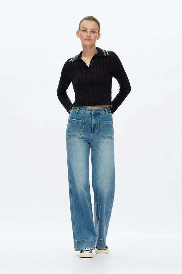 High Rise Jeans (Medium Blue)