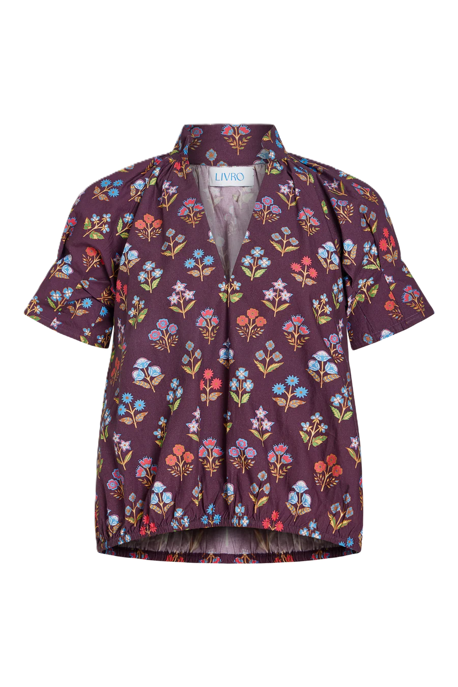 Merritt Top (Holiday Flowers)