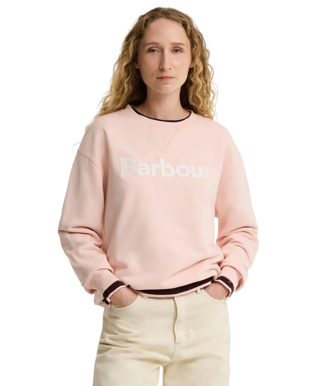 Hartland Crew Sweatshirt (Pink Blush)