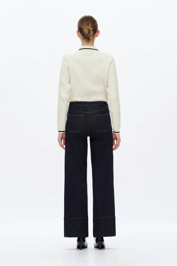 Katia Mid Rise Wide Leg (Rinse Wash)