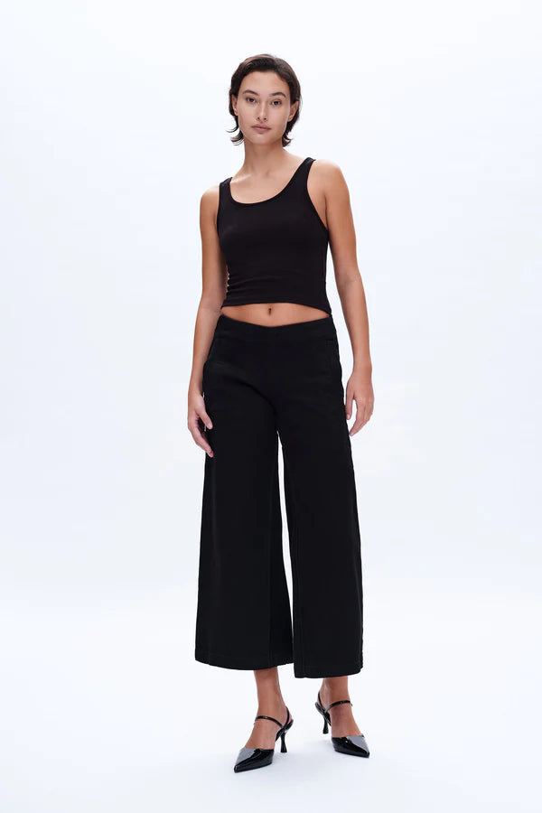 Timothy Low Rise Relax Trouser (Black)