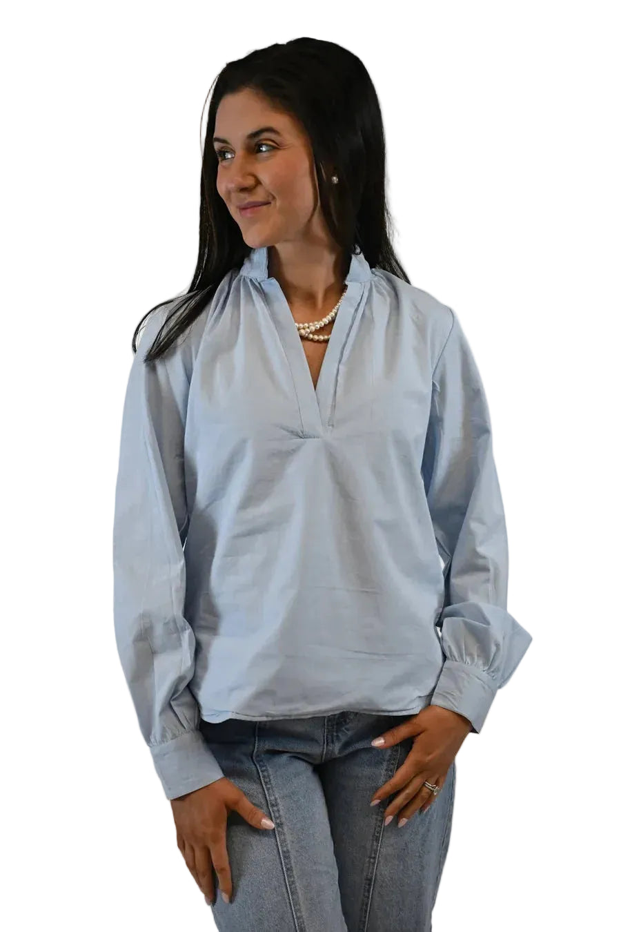 Gracie Blouse (Ancient Water)