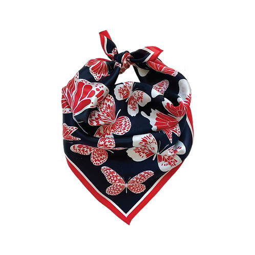 The Mariposa Scarf (Black &amp; Red)
