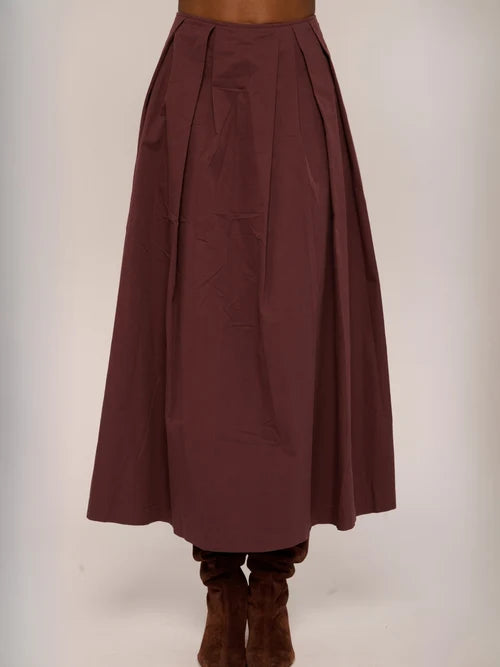 Earnshaw Top /RIdley Skirt (Deep Mahogany)