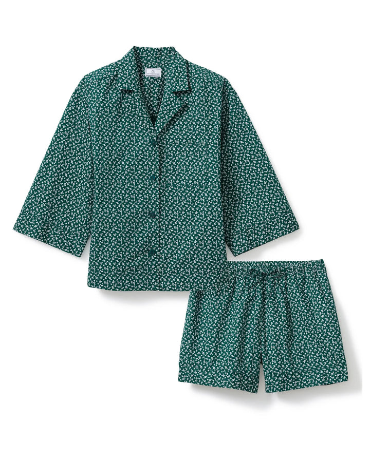 Olivia Short Set (Ditzy Waltz Hunter Green)