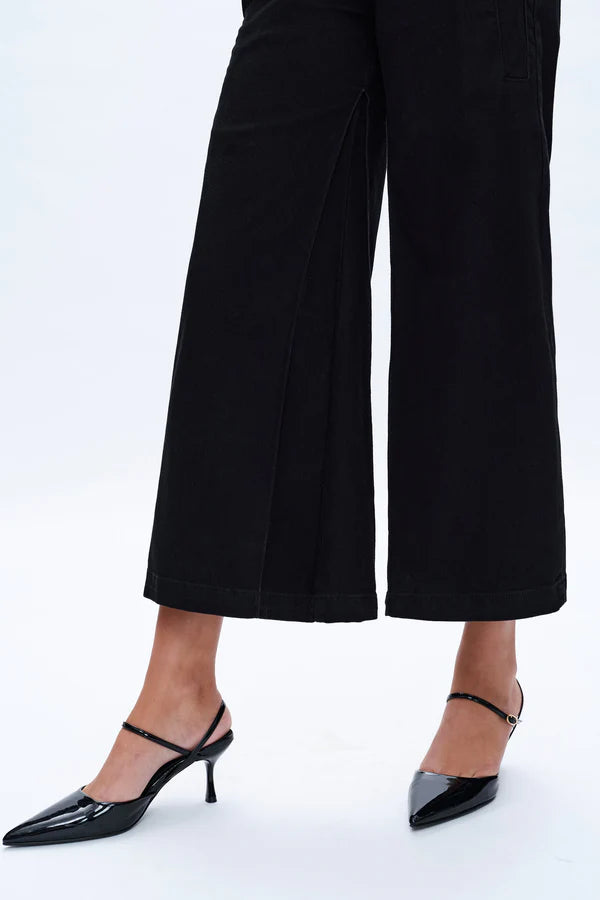 Timothy Low Rise Relax Trouser (Black)
