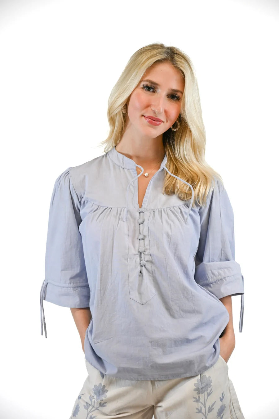 Mia Blouse (Morning Mist)