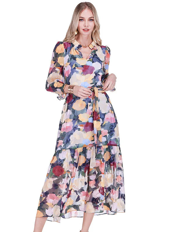 Split Neck Maxi (Impressions)