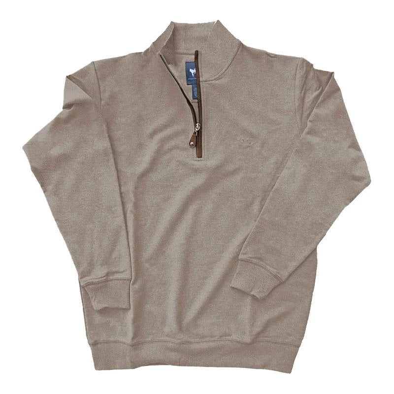 French Terry Quarter Zip  (Hazel)
