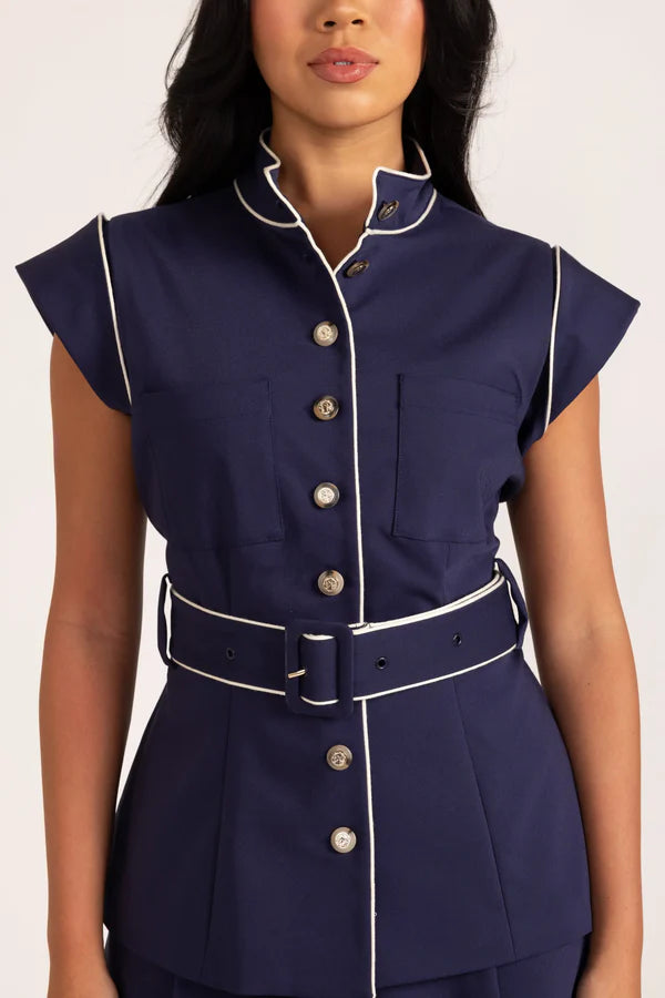 Oliver Top (Navy)