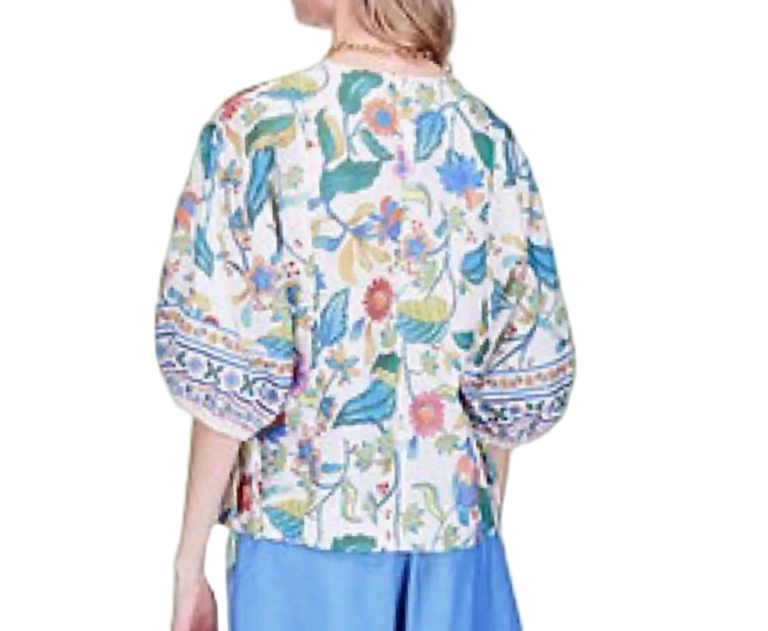 Gored Top (Festival Florals)