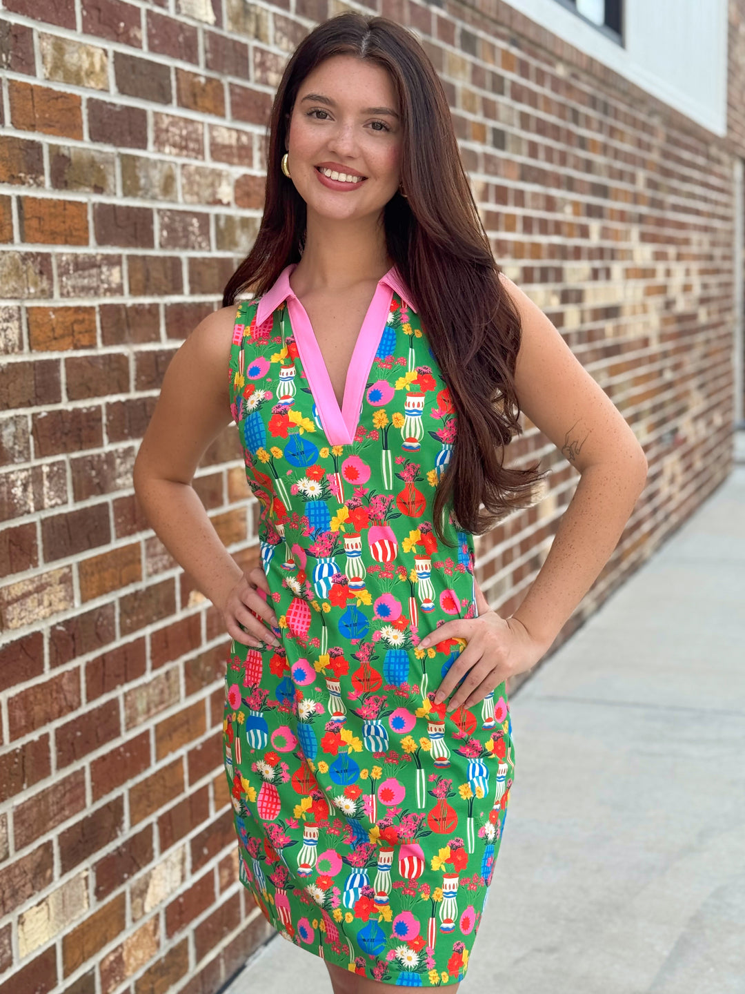 Azalea Dress (Green Chantilly)